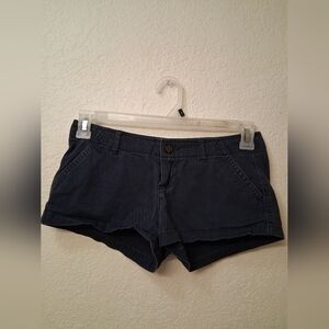 Dark Blue Casual Shorts